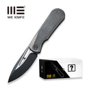 We Baloo Mystery Box Black Titanium Handle w/ Carbon Fiber Inlays & Black Stonewash 20CV WE21033-2 MB