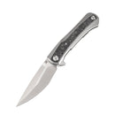 Kansept Knives Kratos CPM-S35VN & Titanium w/ Carbon Fiber Inlaid K1024A1