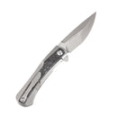 Kansept Knives Kratos CPM-S35VN & Titanium w/ Carbon Fiber Inlaid K1024A1