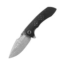 Kansept Knives Entity Damascus & Black Titanium K1036A3
