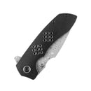 Kansept Knives Entity Damascus & Black Titanium K1036A3