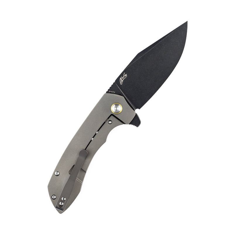 Kansept Knives Entity Black Stonewash CPM-S35VN & Titanium K1036B2
