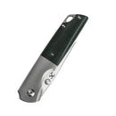 Kansept Knives Warrior Stonewash CPM-S35VN & Titanium/Green Micarta K1005T7