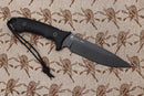 Spartan Blades Harsey Difensa Black & Black Micarta
