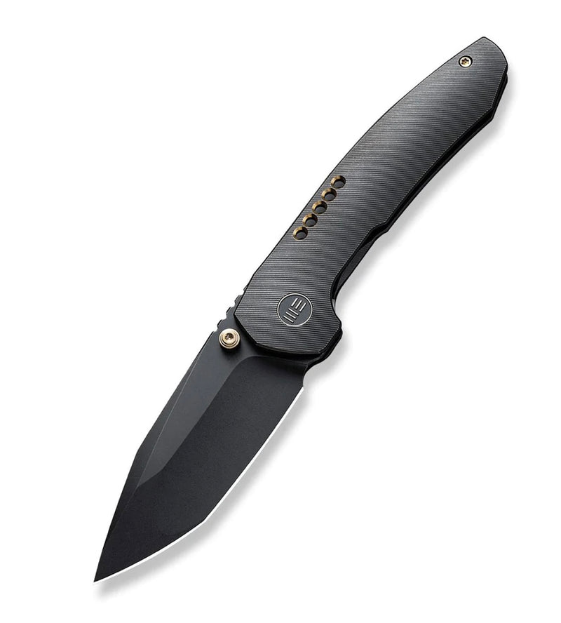 We Knife Trogon Black Titanium & Black Stonewash CPM-20CV WE22002B-2