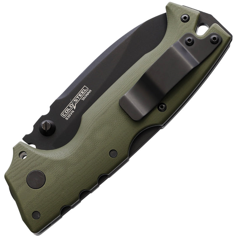 Cold Steel Knives AD-10 OD Green G-10 & Black S35VN
