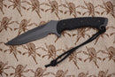 Spartan Blades Ares Black & Black Micarta w/ Black Molle SB1BKBKNLBK