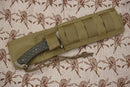 Spartan Blades Ares FDE & Green Micarta w/ Tan Molle SB1DEGRNLTN