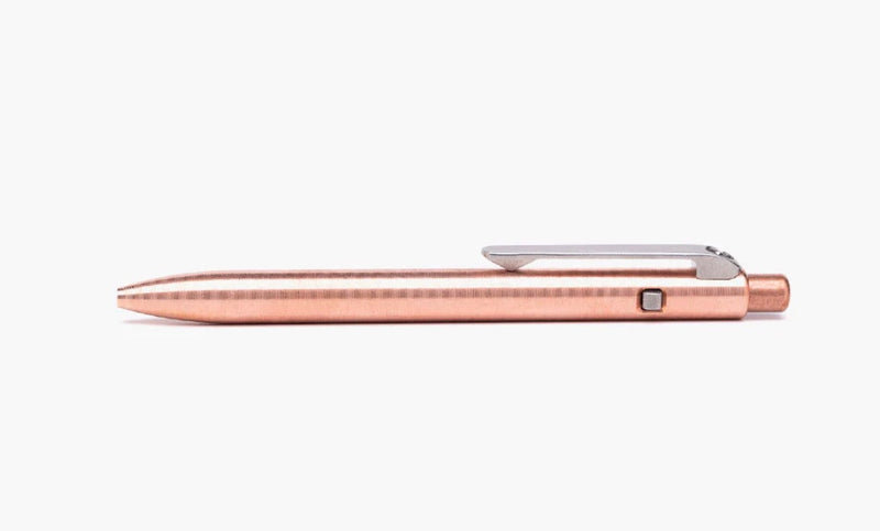 Tactile Turn Copper Slim Side Click Pen Mini 4.6"