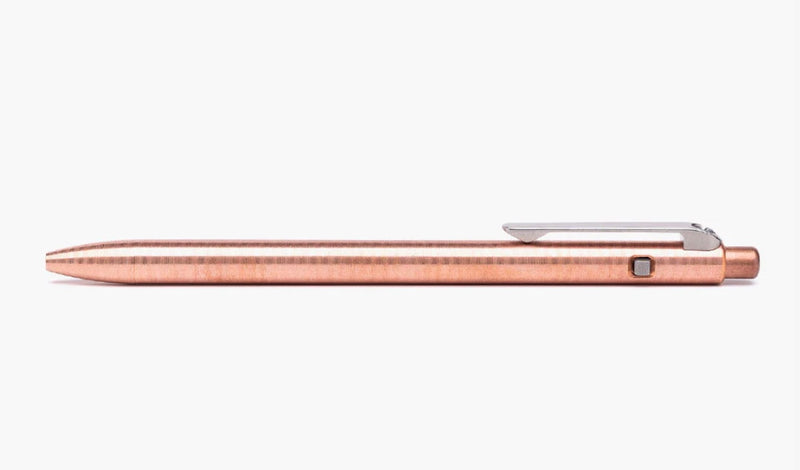 Tactile Turn Copper Slim Side Click Pen Standard 5.8"