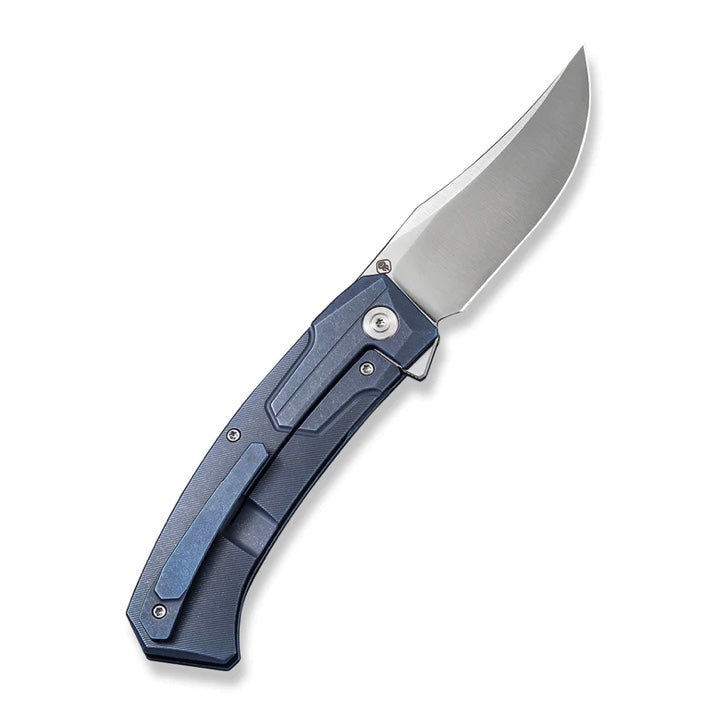 We Knife Shuddan Blue Titanium Framelock Flipper WE210152