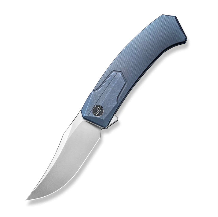 We Knife Shuddan Blue Titanium Framelock Flipper WE210152