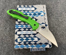 Spyderco Salt 2 Green FRN & Wharncliffe LC200N C88FPWCGR2