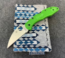 Spyderco Salt 2 Green FRN & Wharncliffe LC200N C88FPWCGR2