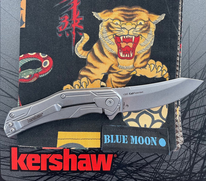 Kershaw Husker Assisted Opening Knife Stainless Steel (3" Stonewash) 1380