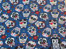 CKF Super EDC Hank Cotton + Micro suede : Skulls