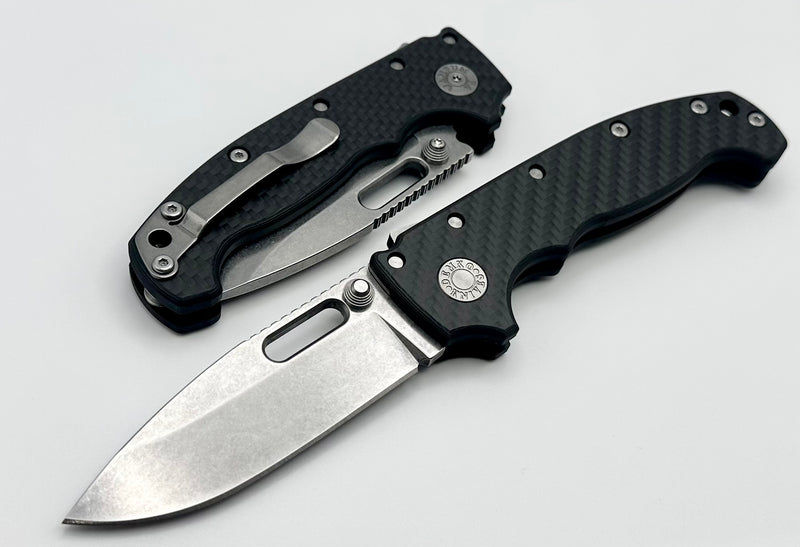 Demko Knives MG AD20 Exclusive Drop Point 3V & Carbon Fiber LIMIT ONE PER HOUSEHOLD