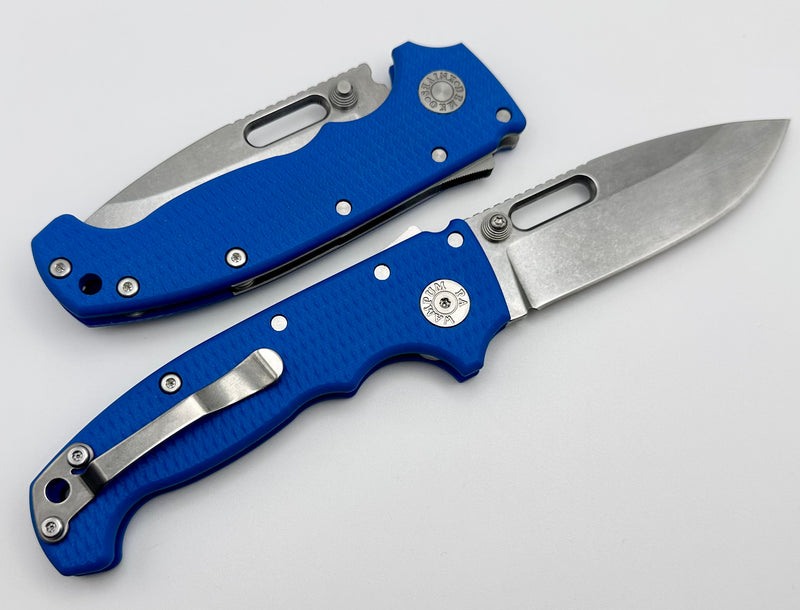 Demko Knives MG AD20 Exclusive Drop Point 3V & Blue G-10 LIMIT ONE PER HOUSEHOLD