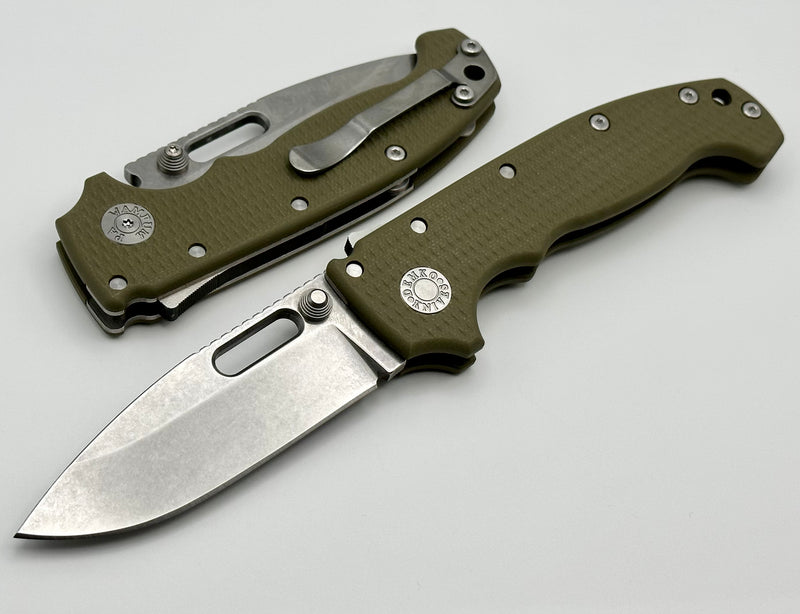Demko Knives MG AD20 Exclusive Drop Point 3V & OD Green G-10 LIMIT ONE PER HOUSEHOLD