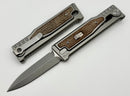 Reate EXO M Burlap Micarta & Two Tone Double Edge 3V