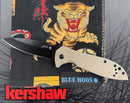 Kershaw Emerson CQC-4K Frame Lock Knife Brown G-10 (3.25" Black) 6054BRNBLK