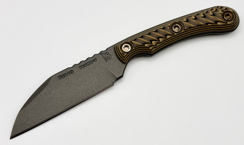 RMJ Tactical Coho Nitro-V & Hyena Brown G-10 Fixed Blade