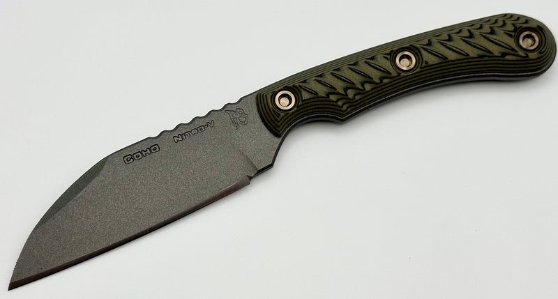 RMJ Tactical Coho Nitro-V & Dirty Olive G-10 Fixed Blade