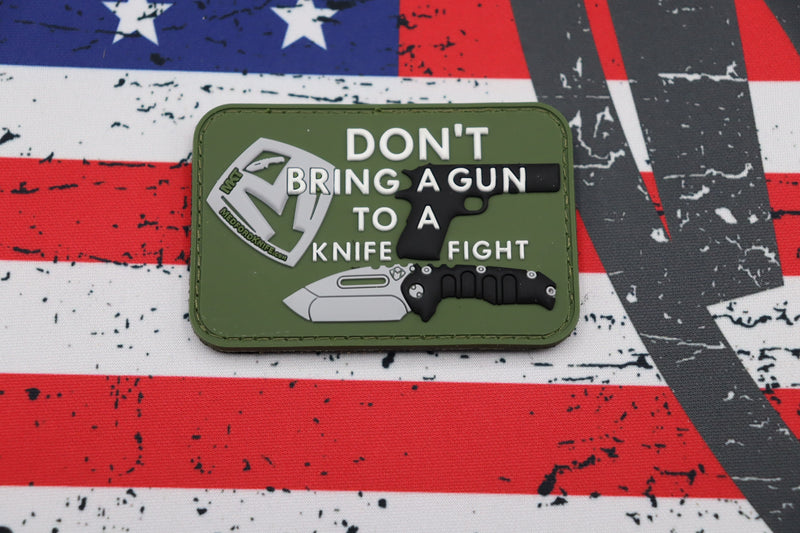 Medford Don’t Bring a Gun to a Knife Fight Patch
