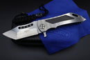 Darrel Ralph DDR V5 Dominator XI XIBH 20CV Satin Carbon Fiber with Blue Perimeter & Damasteel