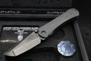 Marfione Custom Borka Blades SBTF DLC Carboquartz Handle & Star Grind Tanto DLC & HiTex Chip NYCKS