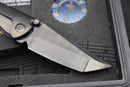 Marfione Custom Borka Blades SBTF DLC Carboquartz Handle & Star Grind Tanto DLC & HiTex Chip NYCKS