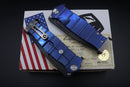 Medford Knife Fighter Flipper USMC Blue with PVD S35