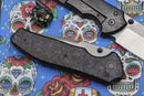 Custom Knife Factory Yeti521454 Chimera M390 Zirc Carbon Fiber w/ Zircuti Clip