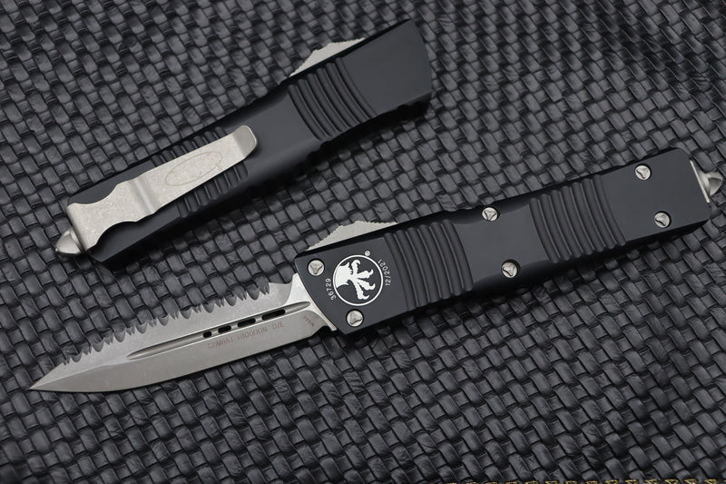 Microtech Combat Troodon D/E Apocalyptic Full Serrated 142-12AP