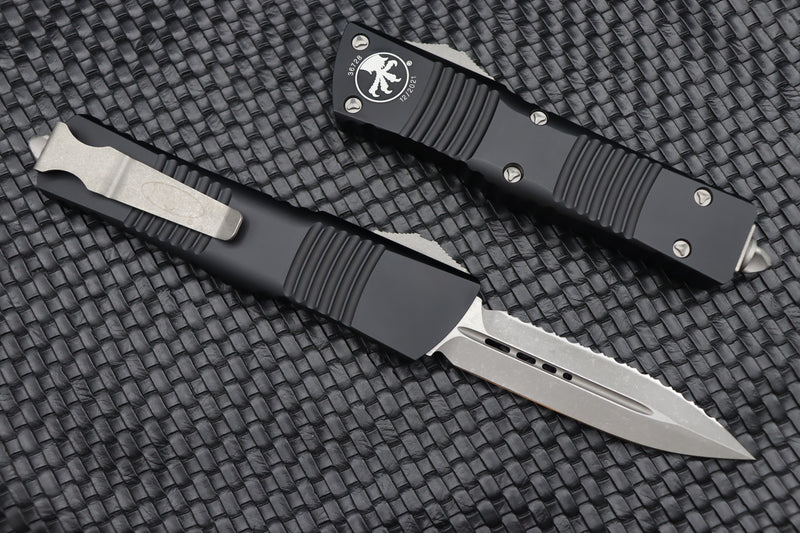 Microtech Combat Troodon D/E Apocalyptic Full Serrated 142-12AP