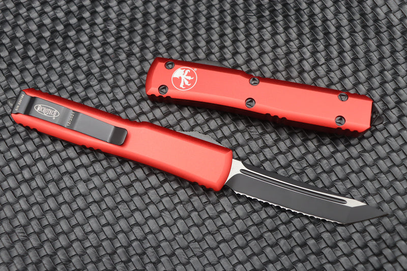 Microtech Ultratech T/E Red Full Serrated 123-3RD