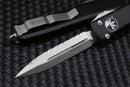 Microtech Ultratech D/E Stonewash Full Serrated 122-12