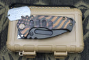 Medford Praetorian Genesis T S35 Tanto PVD & American Flag Engraving