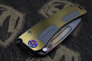 Medford Marauder H Cement w/ Faced Bronze & S35VN Vulcan Tanto