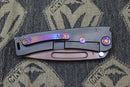 Medford Marauder H PVD Handles w/ Flamed Hardware & S35VN Vulcan Tanto