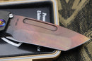 Medford Marauder H PVD Handles w/ Flamed Hardware & S35VN Vulcan Tanto