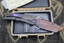 Medford Marauder H PVD Handles w/ Flamed Hardware & S35VN Vulcan Tanto