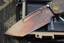 Medford Marauder H "Peaks & Valleys" Handles w/ Bronze Hardware & S35VN Vulcan Tanto