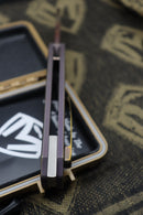 Medford Marauder H "Peaks & Valleys" Handles w/ Bronze Hardware & S35VN Vulcan Tanto