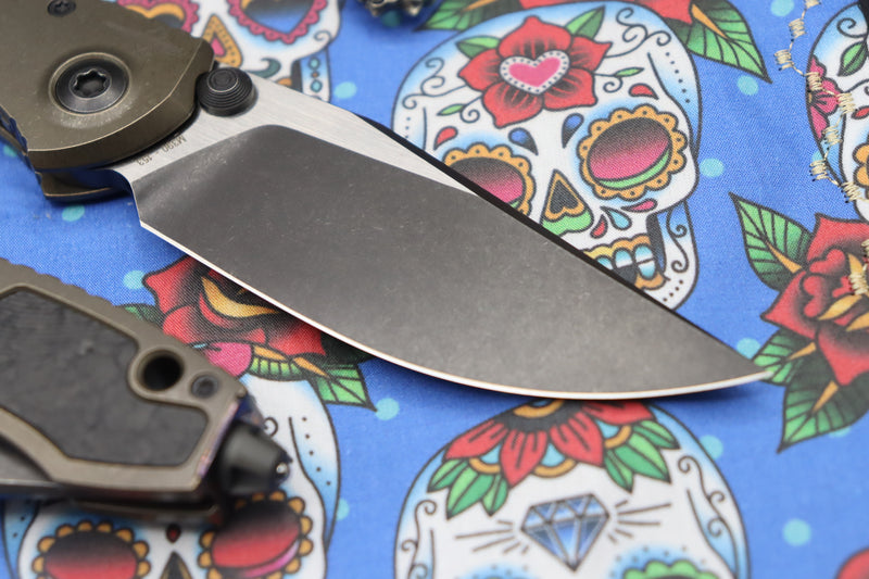 Custom Knife Factory & Marfione Custom Knives Collaboration Sokosha Two Tone DLC/Satin M390