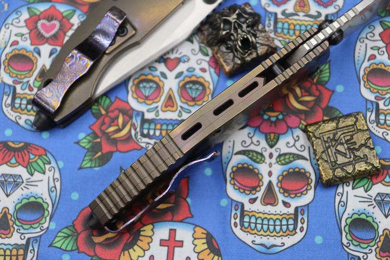 Custom Knife Factory & Marfione Custom Knives Collaboration Sokosha Satin M390