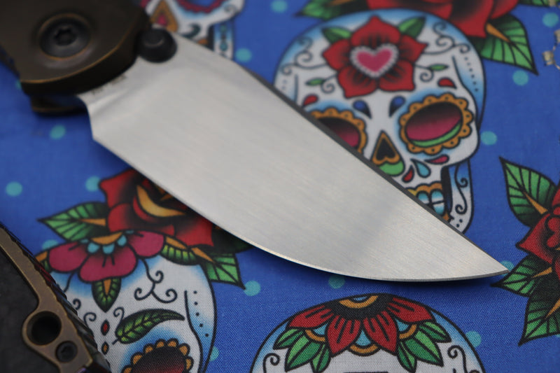 Custom Knife Factory & Marfione Custom Knives Collaboration Sokosha Satin M390