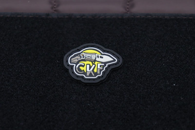 Custom Knife Factory Small Velcro Patch - DCPT - Yellow