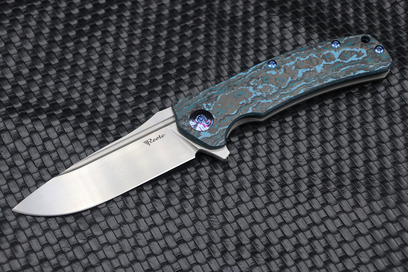 Reate Knives Horizon D Artic Storm Fat Carbon & Chad Nichols MokuTi Exclusive