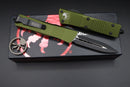 Microtech Troodon D/E Black Standard OD Green 138-1OD
